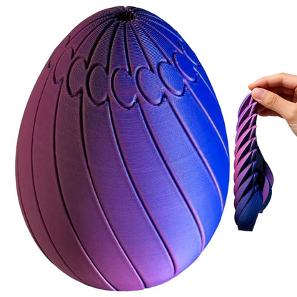🥚3D Printed Telescopic Rolling Dragon Egg – Stress Relief & Smooth Play