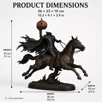 🎃🏇Midnight Chase Headless Horseman Statue | Awaken the Legend of the Hollow(✨Same as the video)