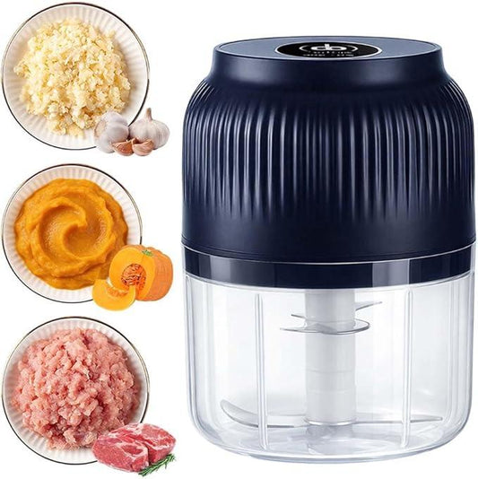 🔥Last Day 50% OFF⚡ Mini Electric Food Shredder – Portable USB Meat Grinder & Garlic Chopper