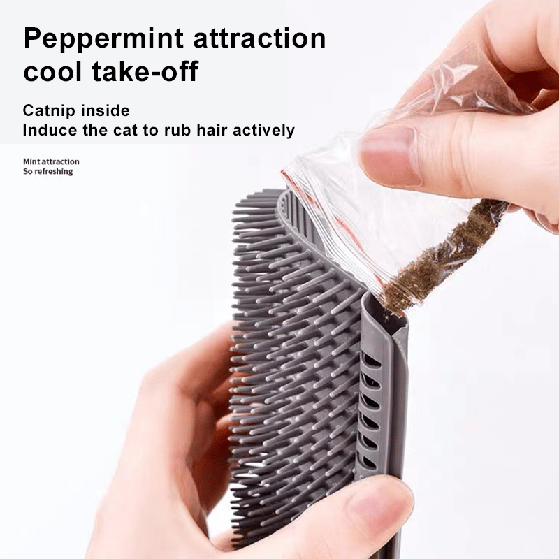 🔥Last Day 49% OFF -🎉🔥Corner Massage Cat Brush