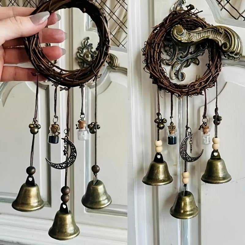 🔥 HOT SALE 49% OFF -🧙‍♀️Handmade Witch Bells for Home Protection🔔