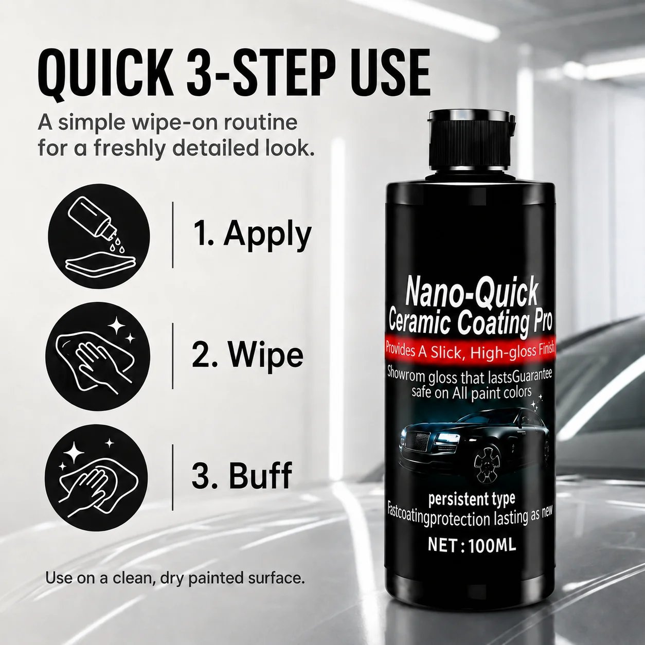 🚗Hot Sale 49% Off -Automotive Nano Ceramic Coating Spray