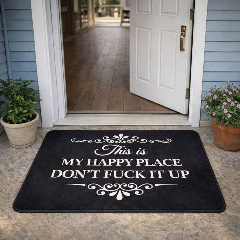 🔥Last Day 49% OFF🔥“This Is My Happy Place” Doormat