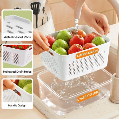 ✨4-in-1 Produce Storage Containers (3-Pack Set)🎁