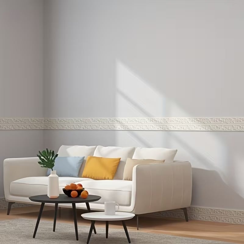 ✨Last Day 50% OFF✨4 Rolls Self-Adhesive Skirting Boards - 90 in Flexible Decorations