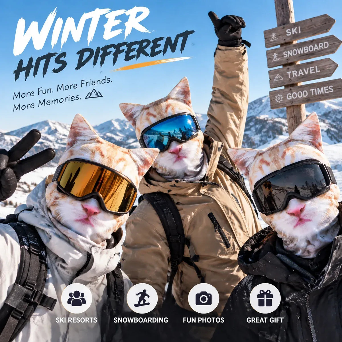 ⏳ 49% OFF – 🦊 Funny Animal Face Ski Mask |The Funniest Winter Balaclava Everyone Will Ask About