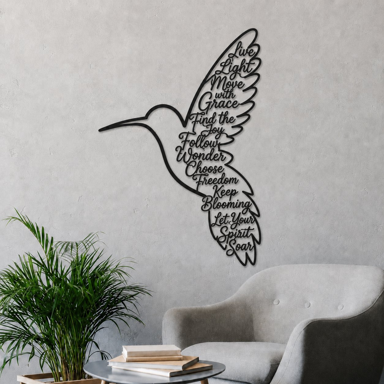 🐦2026 Keep Blooming Hummingbird Wall Art