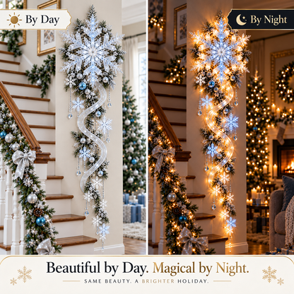 🔥Last Day 49% OFF🔥❄️ Giant Snowflake Blizzard Trail™- Let the Snowstorm Glow Indoors