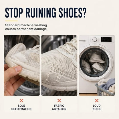 🔥Last Day 50% OFF - Microfiber Shoe Washing Machine Bag for Sneakers
