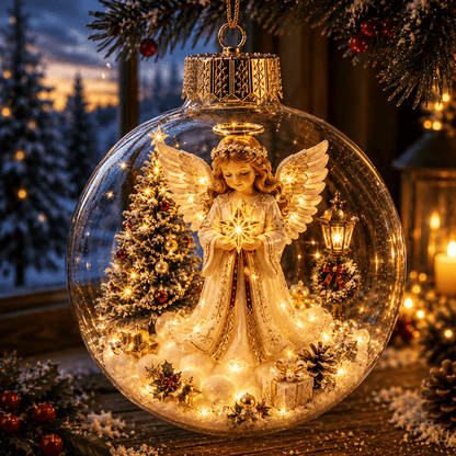 🔥Limited time 69% OFF -✨ Christmas Magic Light-Up Ornament™ – Miniature Holiday Scene