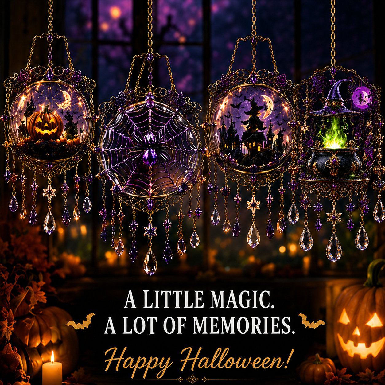 🎁Halloween Special Offer 50% OFF –🏰🎃Halloween Crystal Window Decoration