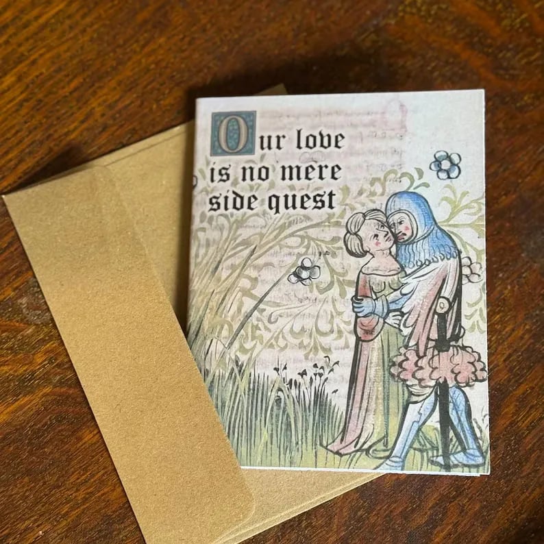 🔥Last Day Discount 49% OFF🔥Medieval Valentine's Cards