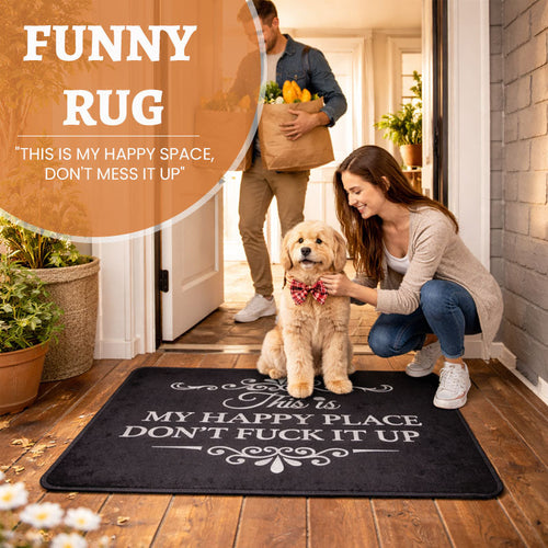 🔥Last Day 49% OFF🔥“This Is My Happy Place” Doormat