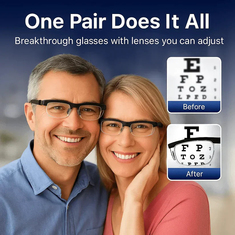 【ADJUSTABLE FOCUS GLASSES】See Every Moment Clearly !