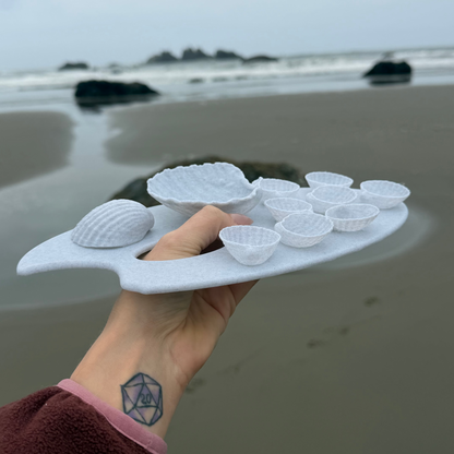 🐚🎨3D Printed Sea Shell Painting Palette