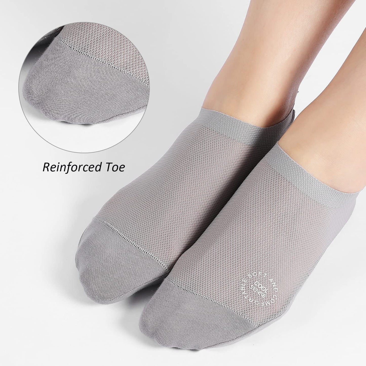 💯 Ultra Thin No Show Liner Socks – Non Slip & Hidden Fit ✨