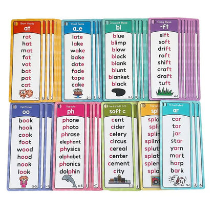 English word matching knowledge cards