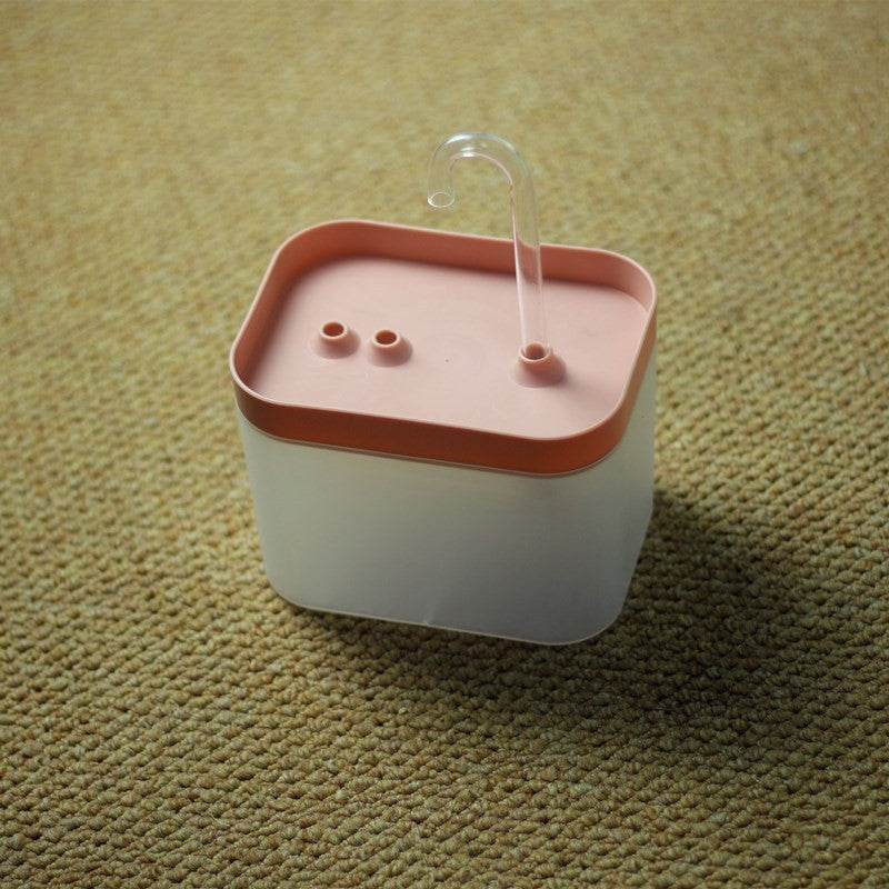 Automatic circulating water fountain for pets