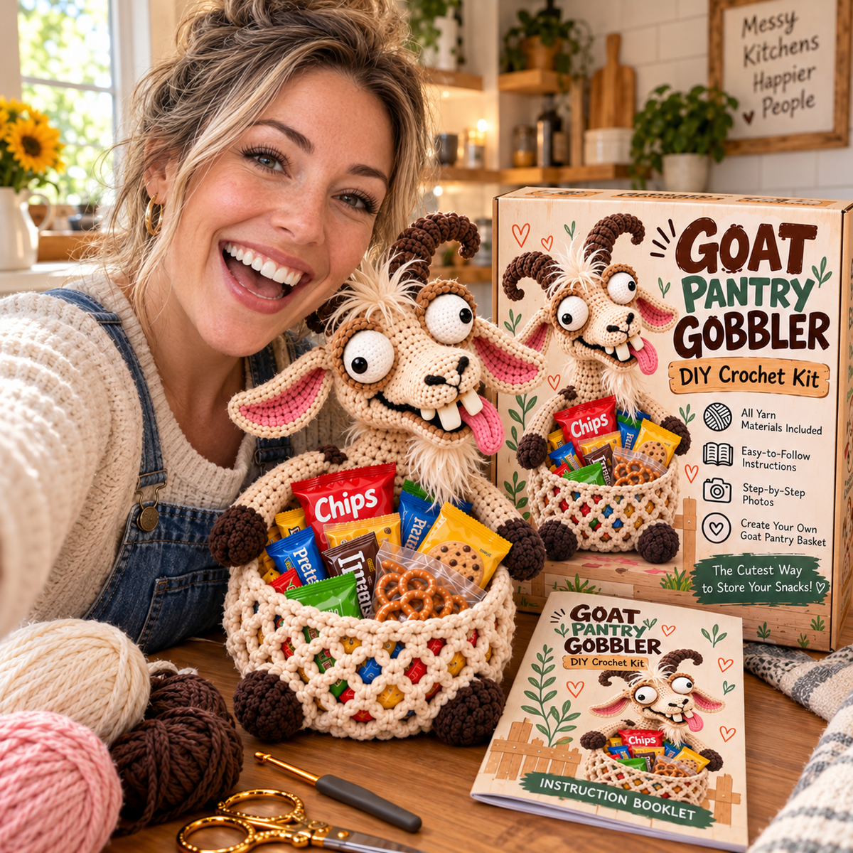 😂 Snack Attack Squad™ – DIY Crochet Funny Animal Snack Basket Collection