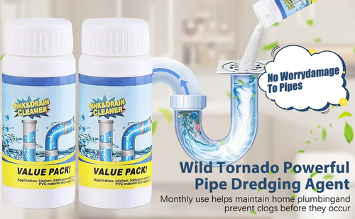 ✨LAST DAY 50% off✨ Powerful Sink Drain Cleaner - All-Purpose Pipe Dredging Powder for Home