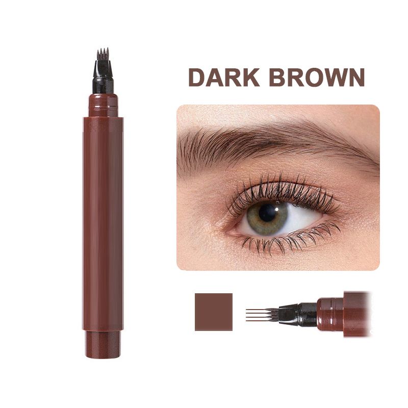 ✨✏️ Waterproof 4-Tip Beard & Eyebrow Pen – Smudge-Proof, Natural Look & Long-Lasting 🌟