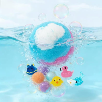 Natural Bath Bombs for Kids with Mega Bubbles