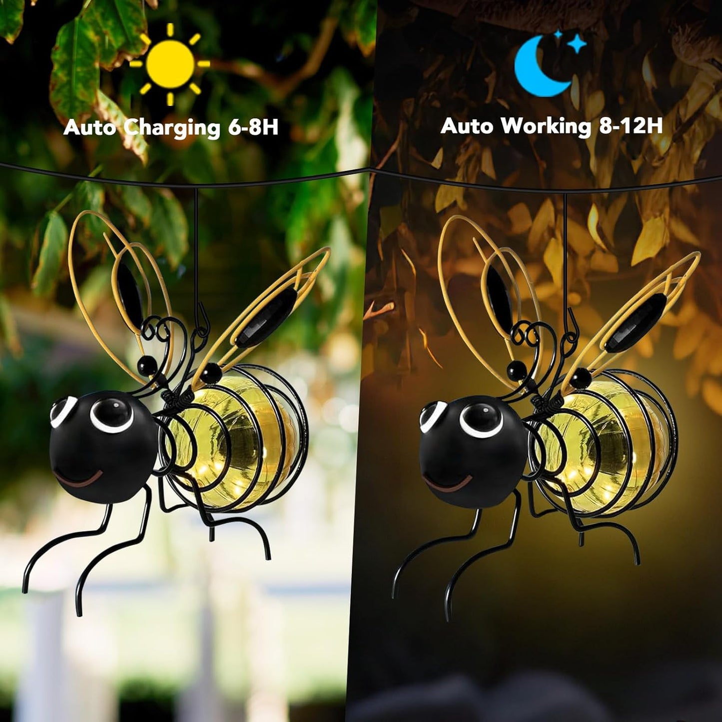 🔥 LAST DAY 48% OFF- Outdoor Hanging Solar Bee Light