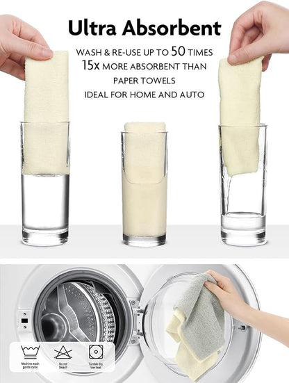 ♻️Reusable Microfiber Paper Towels Roll🧻  |