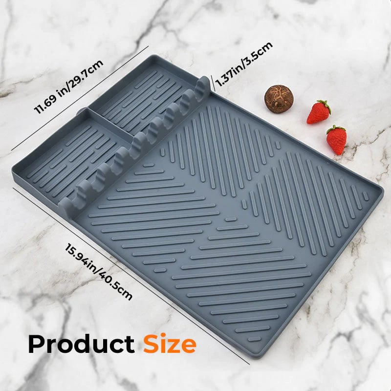 🔥 Silicone BBQ Side Shelf Mat — Keep Tools Clean & Close