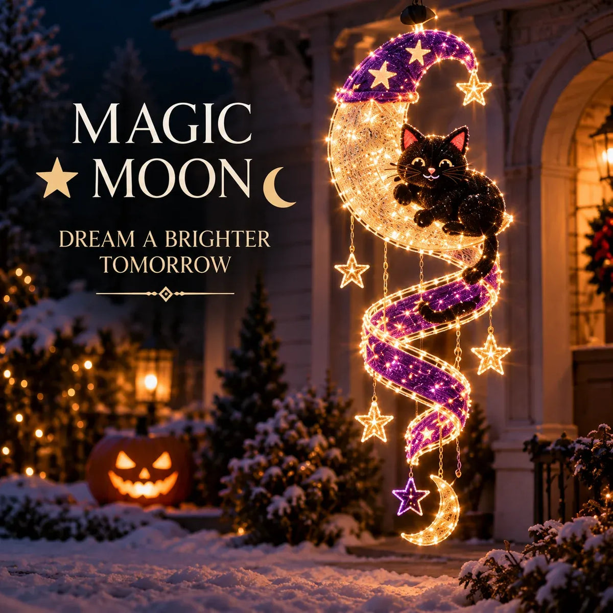 ⏳ Last Day 49% OFF – 🎄Christmas Magic Spiral™ Hanging LED Light Collection – 9 Festive Designs ✨ | Suspended Glowing Characters with Spiral Lights & Hanging Details for Porches, Windows, Entryways & Holiday Displays