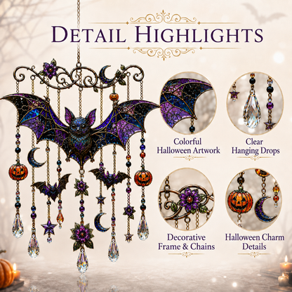 🔥Hot Sale 49% OFF🎃Halloween Suncatcher Wind Chime