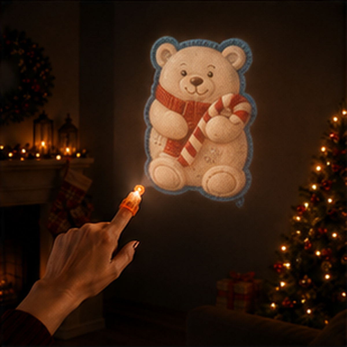 Christmas Finger Projector Lights – Mini Pattern Projector