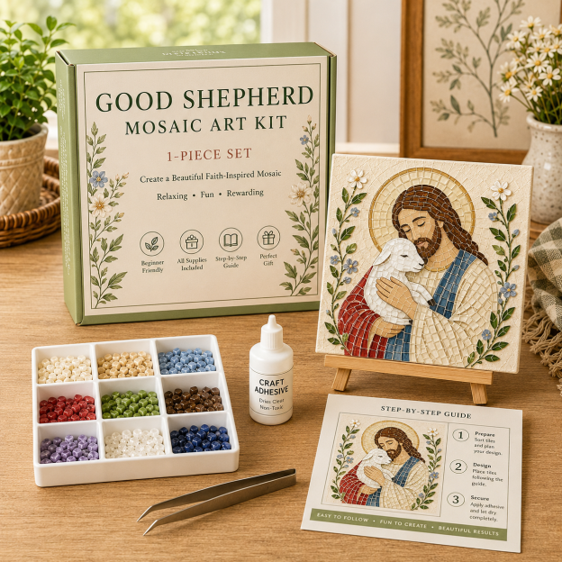 ✝️ Christian Sea Glass Art Kit