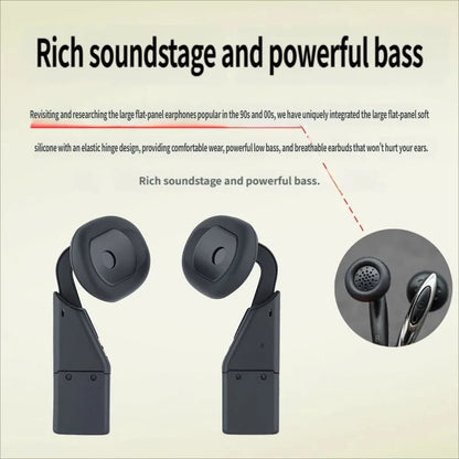 🔥Last Day 50% OFF -🎧Wireless Bluetooth Ultra-thin Foldable Earphones