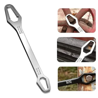 🔧Double-Ended Torx Wrench, Universal Automotive Torx Wrench 8-22mm Self-Tightening🔧
