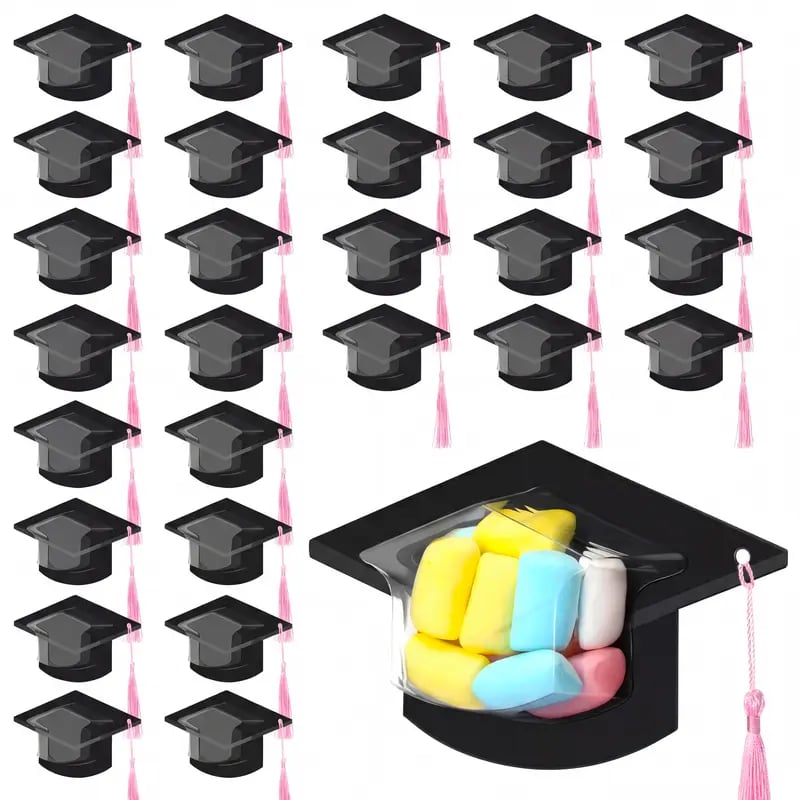 🎓Graduation Cap Candy Cards, 2026 Graduation Candy Dome Greeting Card Gift with Tassel Chocolate Box