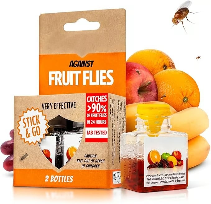 🔥LAST DAY 50% OFF - Ultra-Strong Fruit Fly Trap - User Friendly (Up to 3 Weeks per Bottle)