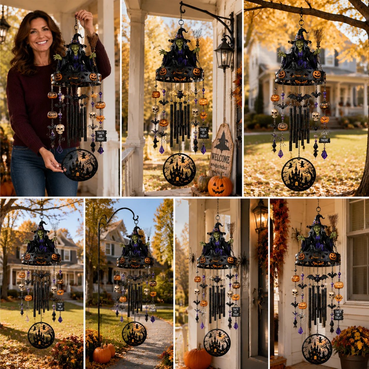 🔥 Halloween Early Bird — Enchanted Witch Outdoor Wind Chime