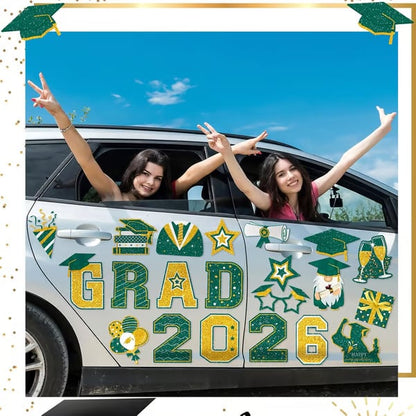 🎓 2026 Grad Car Magnets 🧲 – 30-Piece Set for Celebration Decor (Cars, Fridges & More) 🎁Buy 2 Free Shipping