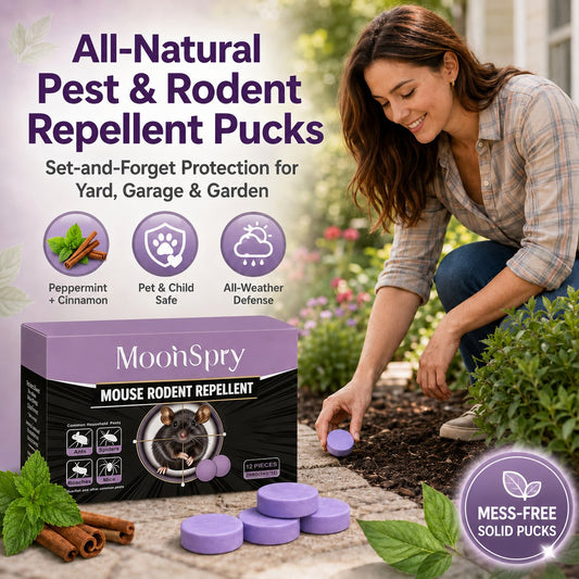 🔥50% OFF Today!🔥 All-Natural Peppermint & Cinnamon Pest & Rodent Repellent Pucks