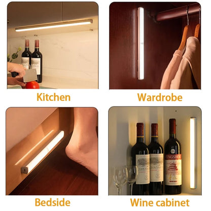 🔥 SALE 30% OFF - 💡 Punch-free Smart Sensor Magnetic Rechargeable LED Lights