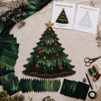 🧵 Christmas Fabric Art Door Hanging Craft Kit - Limited Time 50% OFF