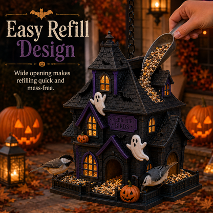 🎃 Halloween Bird Feeder Collection™ – Spooky Hanging Garden Decor & Wild Bird Feeder