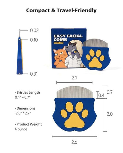 ✨2026 Spring special offer 49% off💥🐾Easy Facial Comb | No More Tear Stains or Eye Gunk