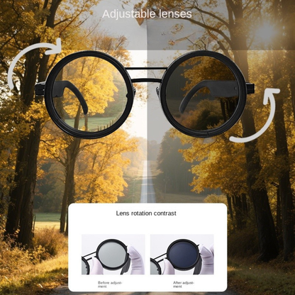 UV-protective polarized sunglasses