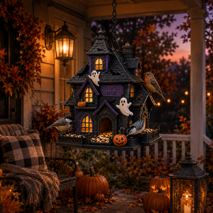 🎃 Halloween Bird Feeder Collection™ – Spooky Hanging Garden Decor & Wild Bird Feeder