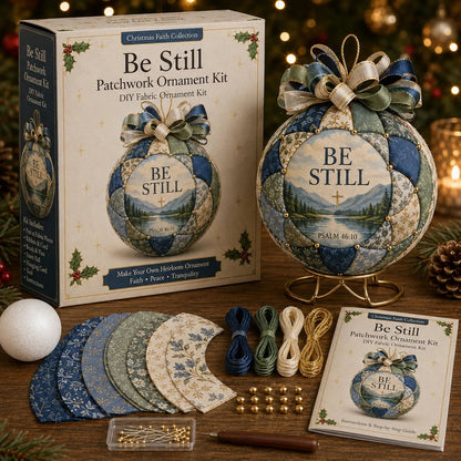 🔥LAST DAY 50% OFF - 🎄Christmas Faith Patchwork Ornament DIY Kit