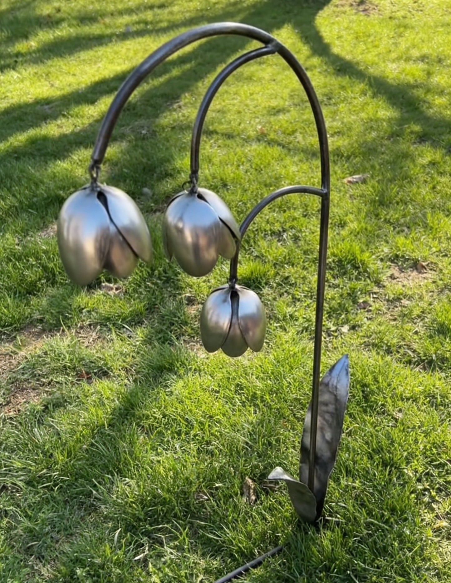 🔥LAST DAY 50% OFF - 💐Metal Lily of the Valley - Garden Decoration, Scrap Metal Art🖤