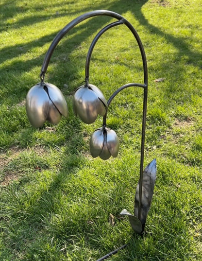 🔥LAST DAY 50% OFF - 💐Metal Lily of the Valley - Garden Decoration, Scrap Metal Art🖤
