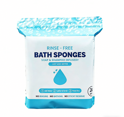 🏆Flash Sale⚡ 50K+  🌈Disposable Rinse-Free Bathing Wipes🧼